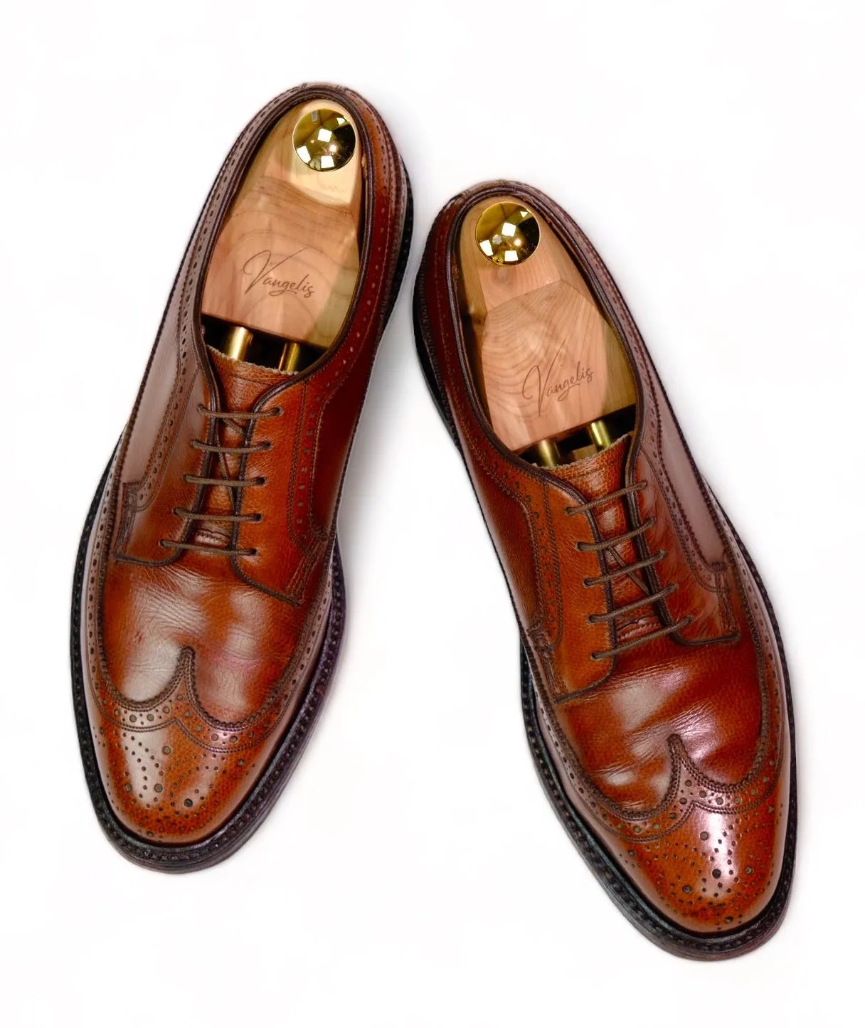 Florsheim Imperial - Brown Grain Wing Tip Oxfords US 9,5 / EU 43