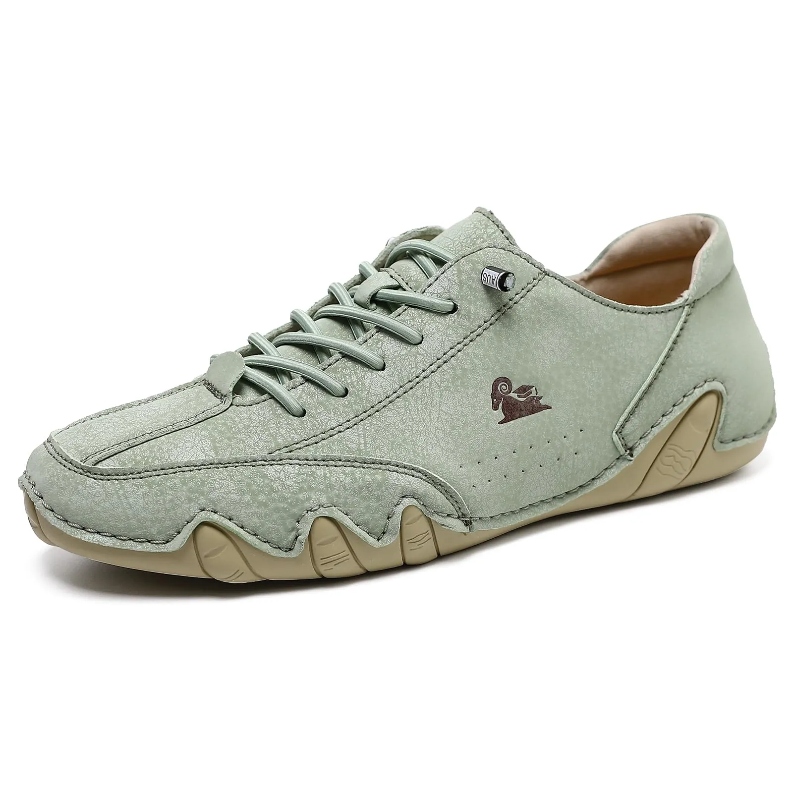 Handgefertigte aus Wildleder mit Klettverschluss, Beck-Schuhe für Herren, wasserdichte Leder-Freizeit-Sneaker, rutschfest, atmungsaktiv